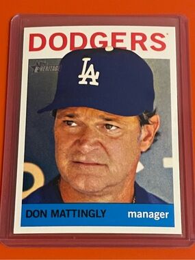 Don Mattingly #101 [Manager] 2013 Topps Heritage Baseball Trading Card